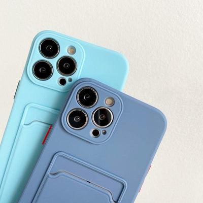 Coque de portefeuille en silicone doux pour iPhone 14/13 Pro Max