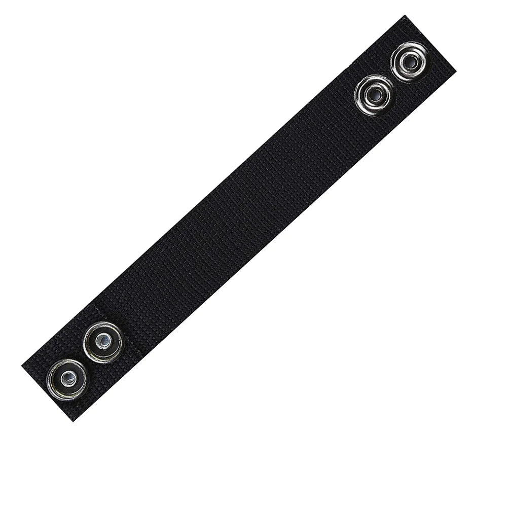 4Pcs/Set Tactical Belt Buckle Police Military Accessory Double Snaps Nylon Tactical Belt Loop Holder Keeper - Korvel
