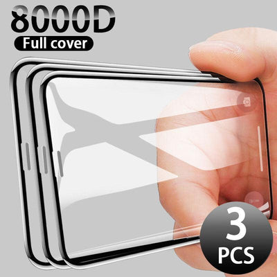Premium Full Cover Tempered Glass Screen Protector for iPhone