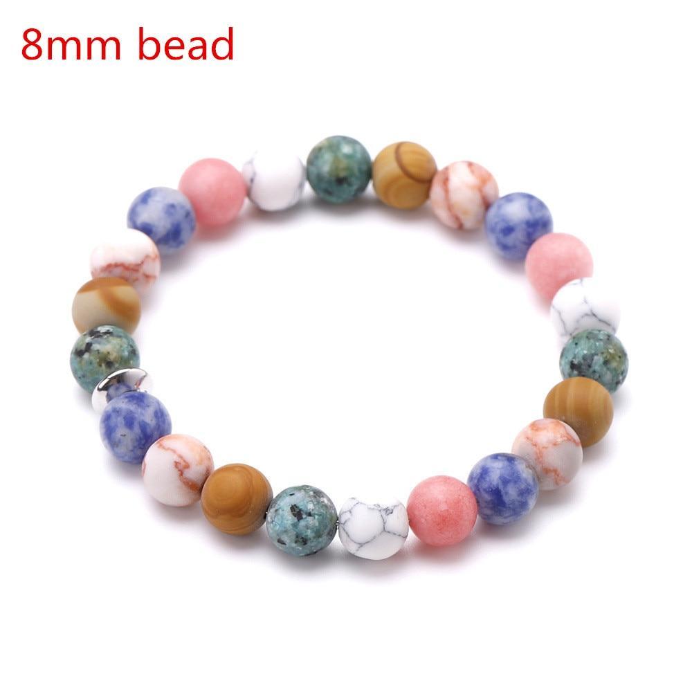 Galaxy Solar System Bracelet - Natural Stone Jewelry
