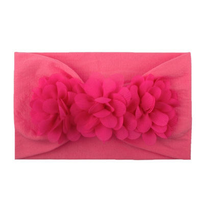 Lace Flower Baby Headbands - Soft Elastic Hair Accessories