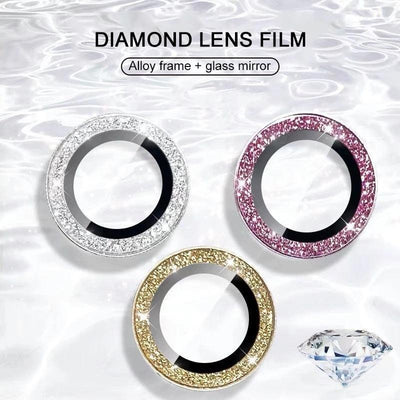 Glitter Diamond Camera Lens Protector for iPhone