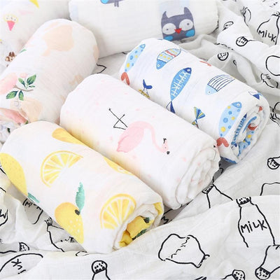 Modern Cotton Swaddle Blankets for Newborns and Toddlers