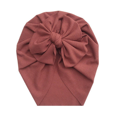 Elegant Cotton Turban Beanie for Newborns