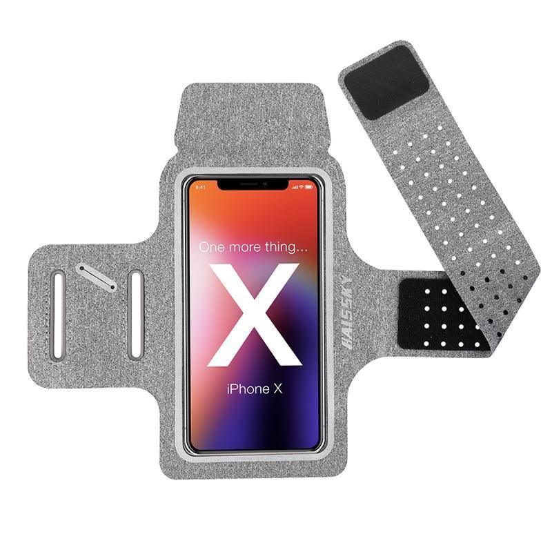 Running Gray Armband Sport Phone Case for Active Lifestyles