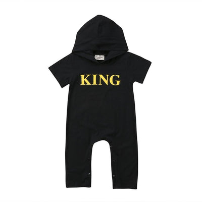 Premium Cotton Baby Boy Jumpsuit with Hood