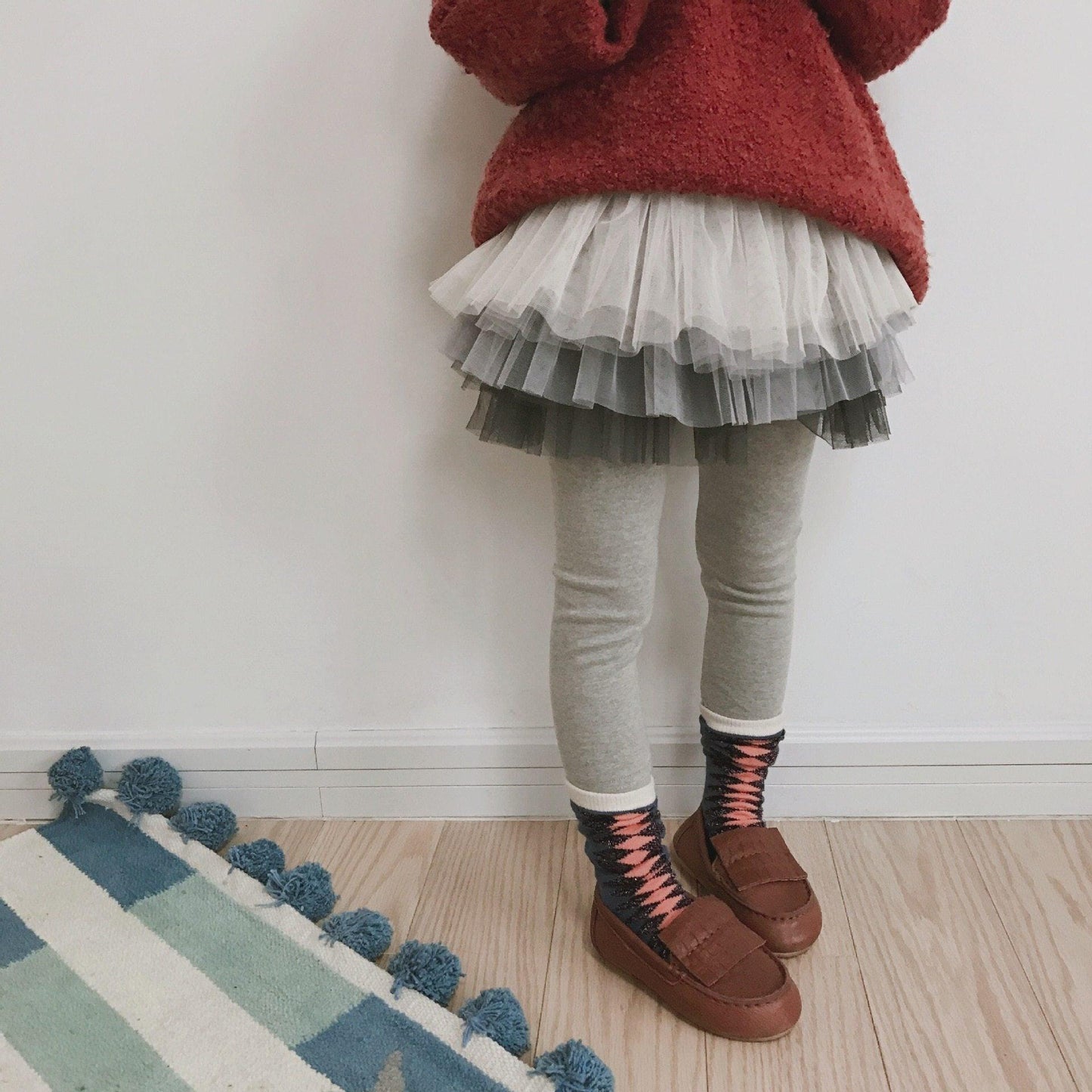 Modern Baby Girls Leggings with Skirt - Comfortable Fall Pants