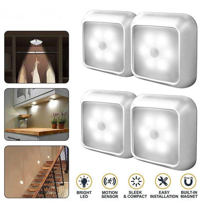 STEVVEX Wireless LED Motion Sensor Night Lights - Set of 2