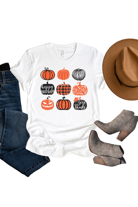 Pumpkins HALL0023 Unisex T-Shirt