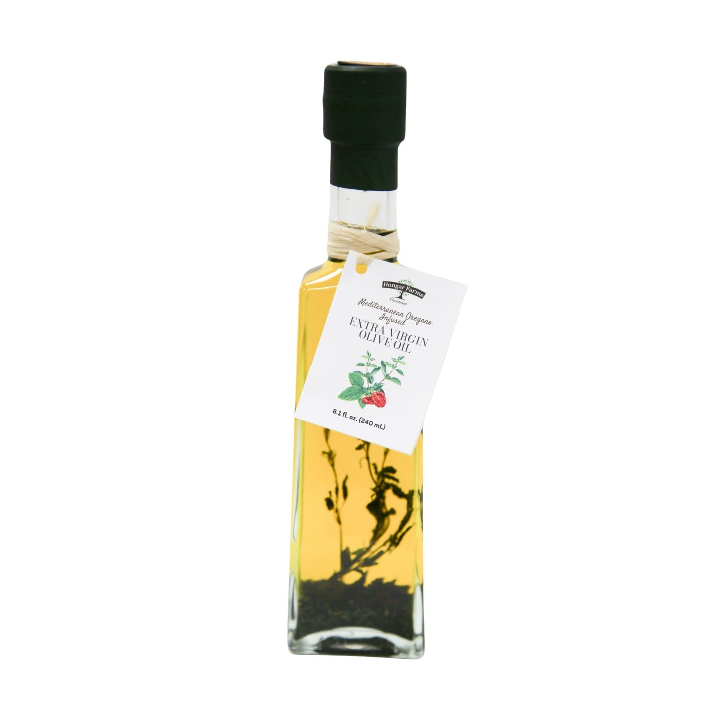 Mediterranean Oregano Infused Extra Virgin Olive Oil, Castollata (240 ml/ 8.1 fl oz) - Korvel
