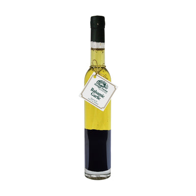 Balsamic Garlic Infused Extra Virgin Olive Oil Blend, Tall Round (375mL) - Korvel