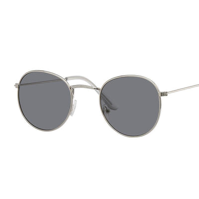 Lunettes de soleil ovales vintage de luxe pour femmes - Lunettes rétro à verres clairs