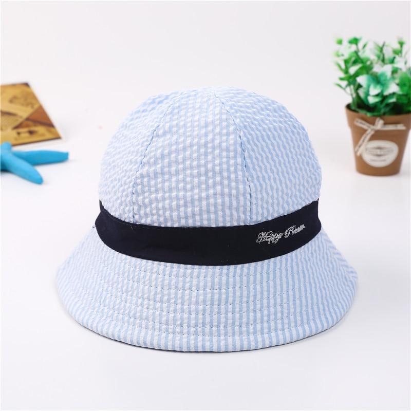 Charming Cotton Bucket Hat for Babies - Cartoon Bear Design