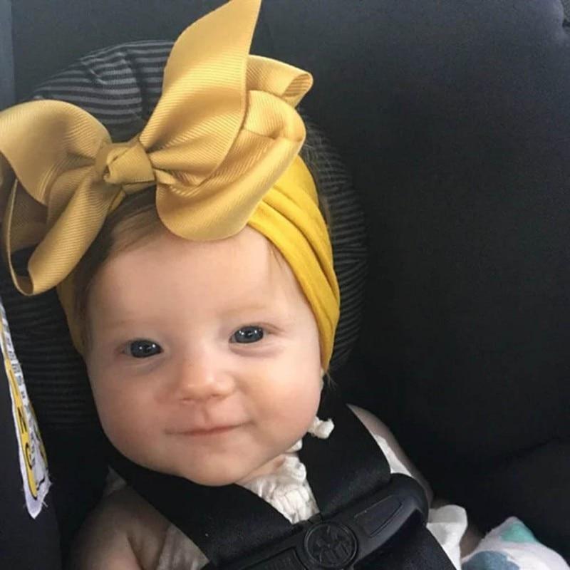 Bandeaux pour bébés filles premium - Accessoires de cheveux turban doux