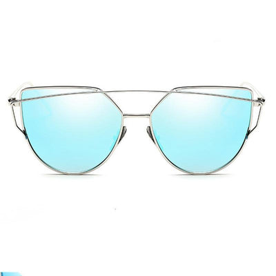 Lunettes de soleil vintage cat eye de luxe avec protection UV400