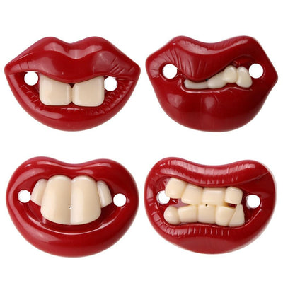 Funny Food Grade Silicone Baby Pacifier for Boys and Girls