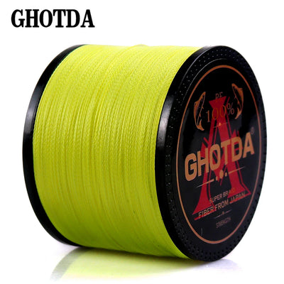 GHOTDA Premium Braid Fishing Line - 300M, 500M, 1000M Options