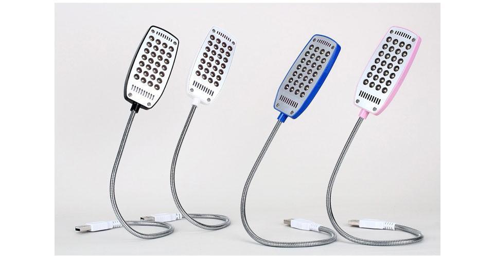STEVVEX LED Flexible Desk Lamp - USB Powered, Ultra Bright