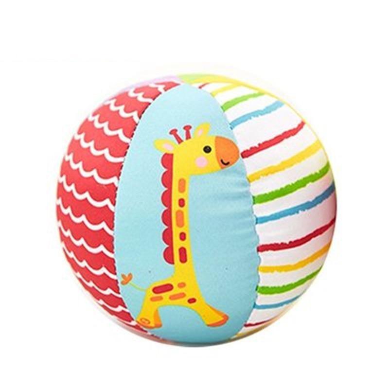 Hochet en Peluche Douce en Forme de Ballon pour Nourrissons