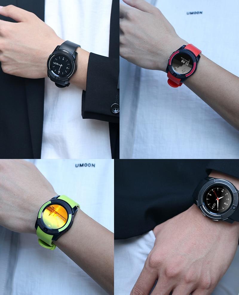 Premium Smart Watch for Android & iOS with SIM and Camera