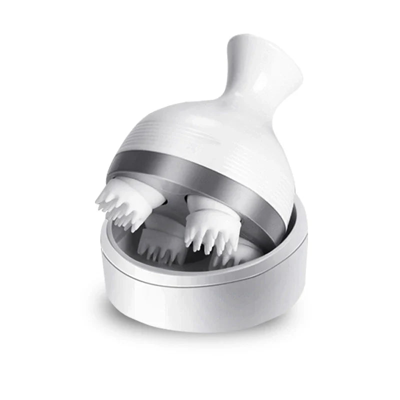 Waterproof Wireless Scalp Massager with Deep Tissue Kneading