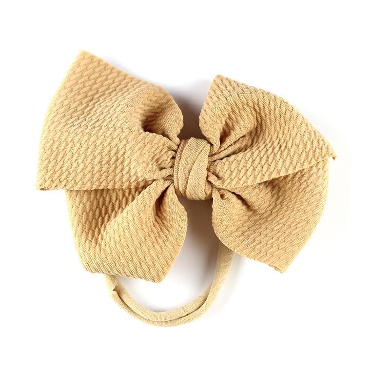Bandeau Stylé pour Filles Bébé avec Grand Nœud