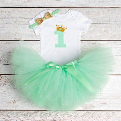 Fluffy Pink Tutu Dress for Baby's First Birthday