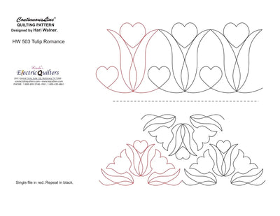 Pantógrafo Tulip Romance de Hari Walner - 503