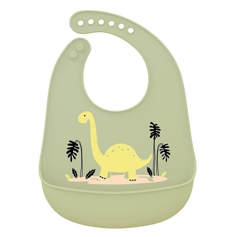 Bavoirs en silicone ajustables avec des designs de dessins animés amusants
