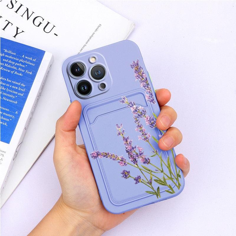 Coque de portefeuille en silicone charmante pour iPhone 13 Pro Max
