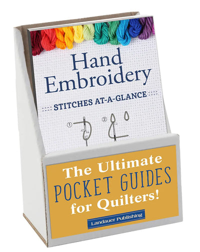 Hand Embroidery Stitches Pocket Guide Display