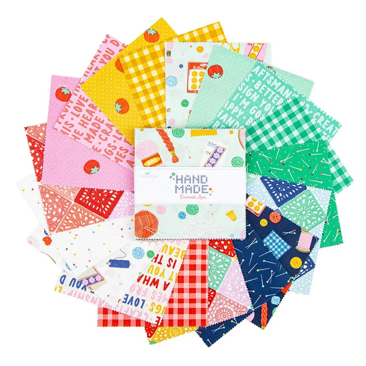Hand Made 2 1/2" Rolie Polie Fabric Bundle