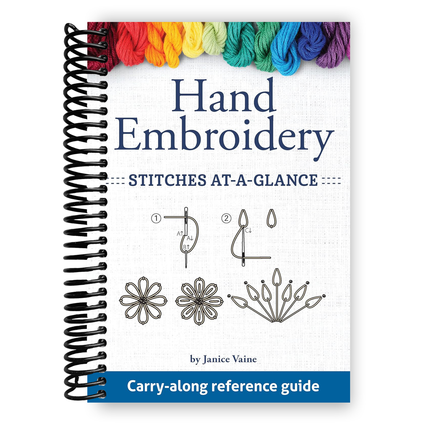 Ultimate Pocket Guide to Hand Embroidery: 30 Essential Stitches & Techniques (Spiral Bound) - Korvel