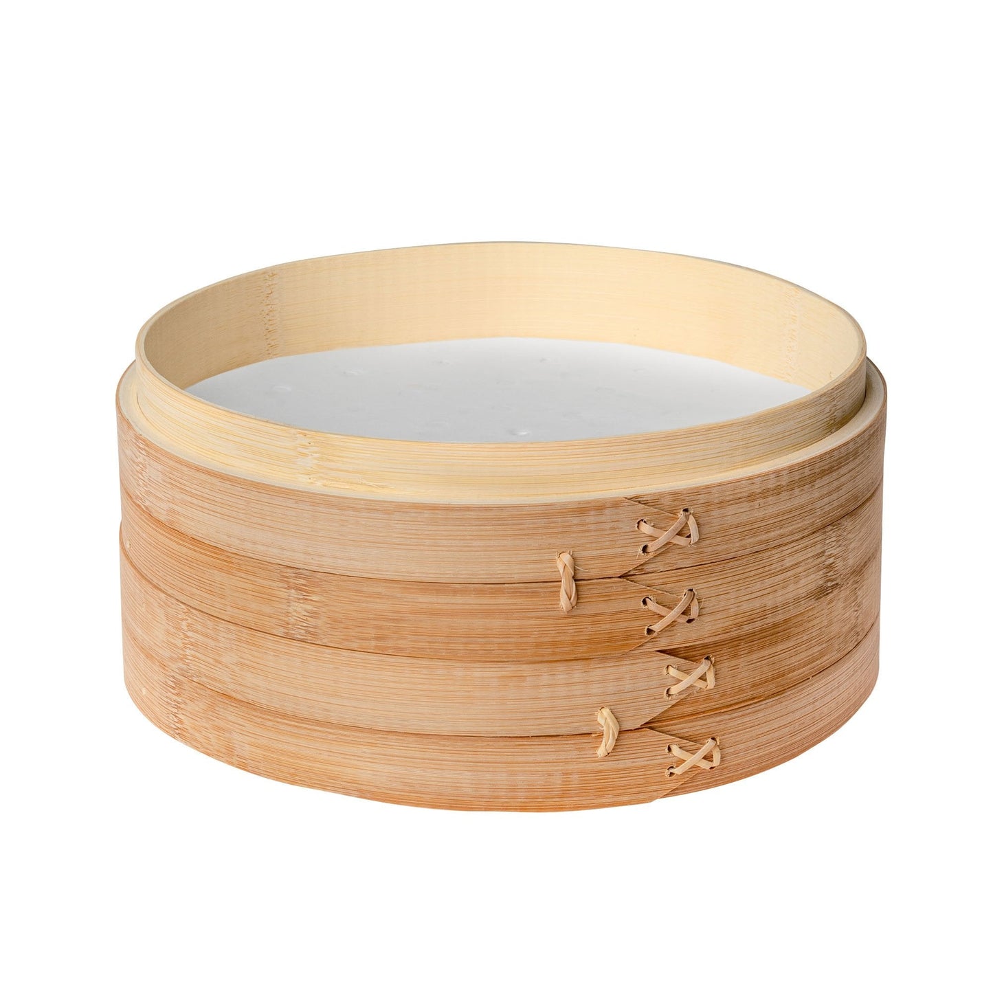 Bamboo Steamer Basket Set – 10" 2-Tier Dumpling & Vegetable Steamer with Accessories - Korvel