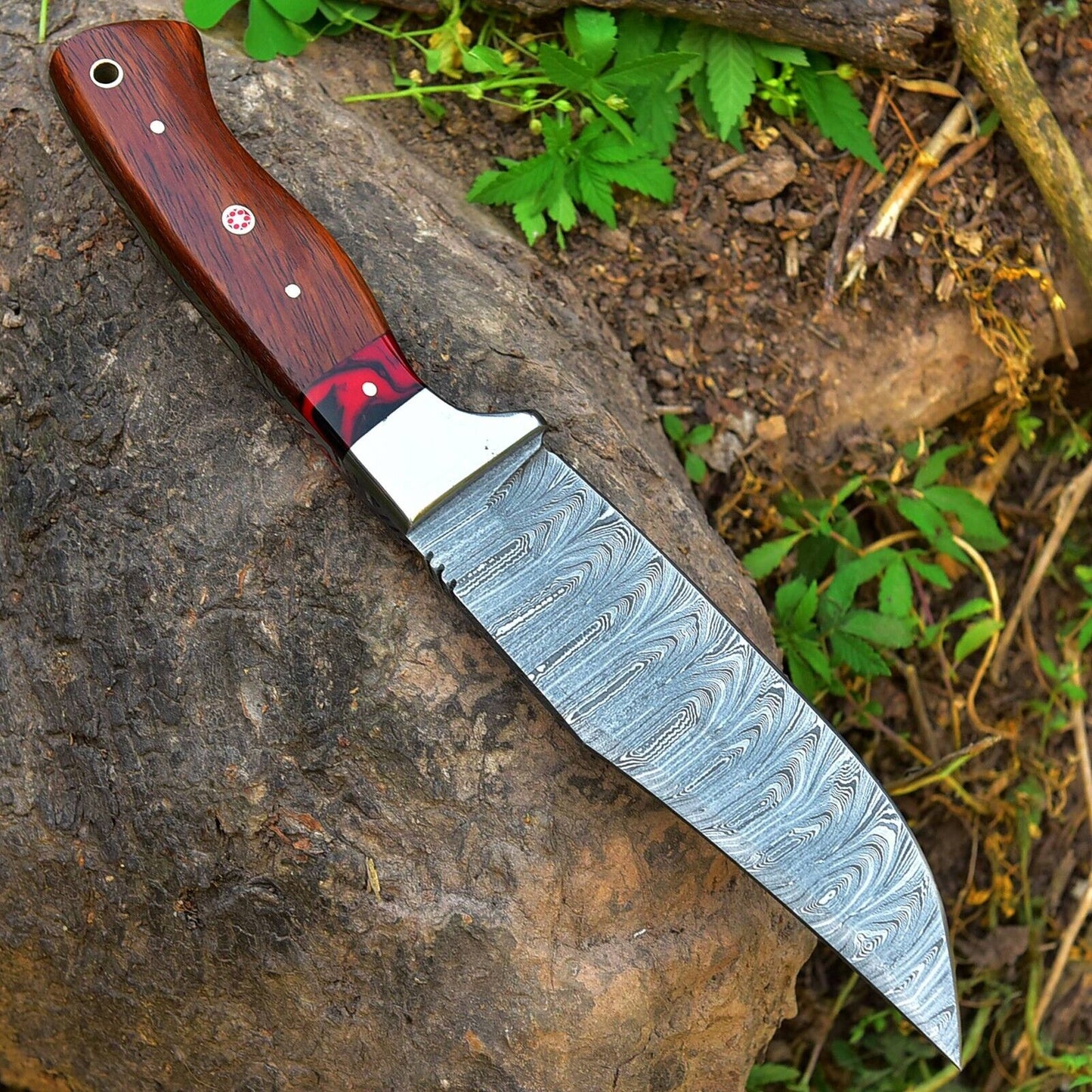 Artisan Damascus Skinning Knife – 4.5" Precision Blade - Korvel