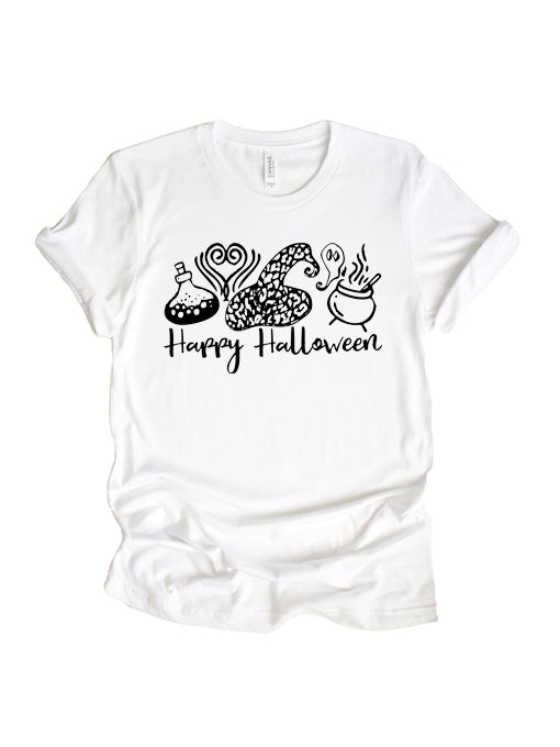 Happy Halloween Unisex T-Shirt - Korvel