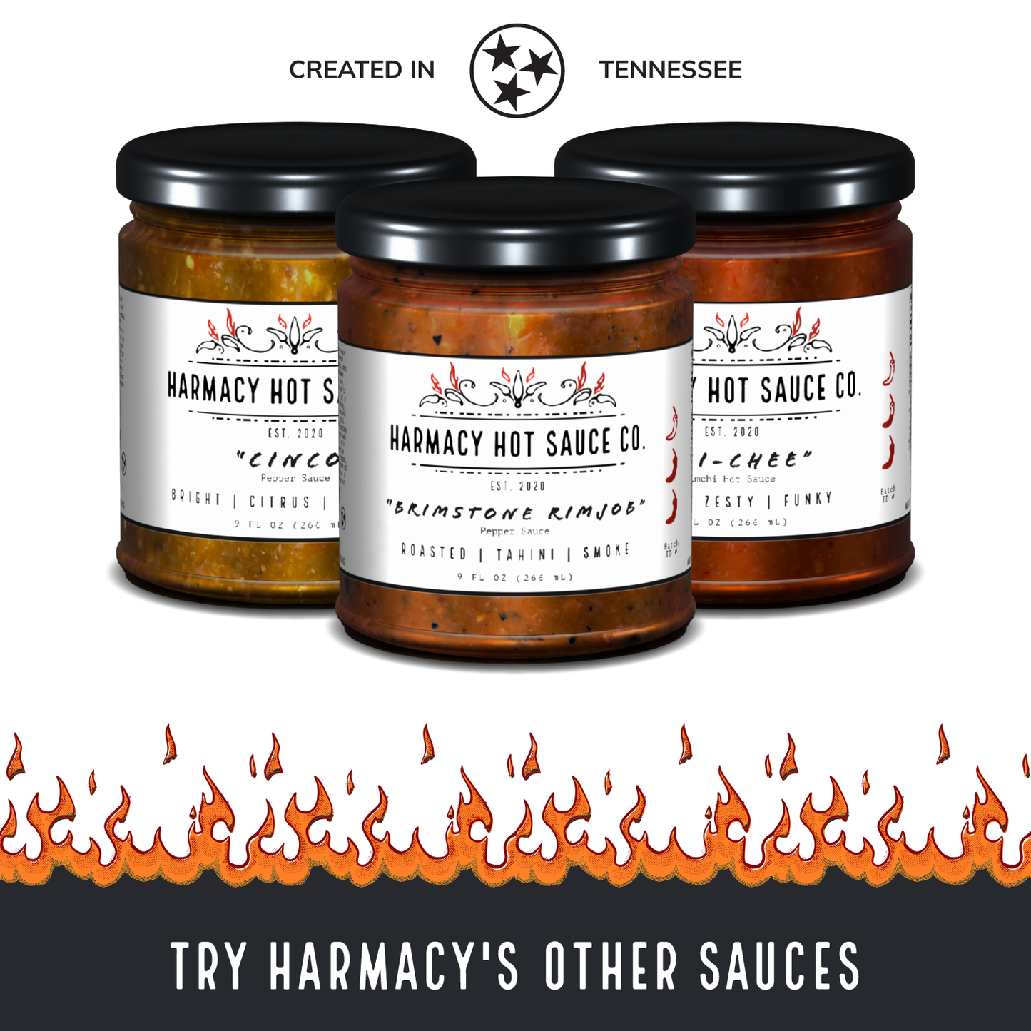 Sauce Piquante Totec's Teeth - Piment et Prune Extra Fort (9oz)