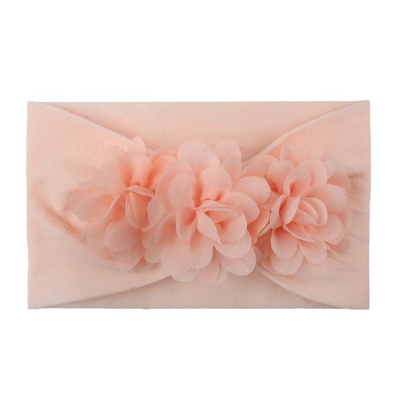 Diademas de Flores de Encaje para Bebés - Accesorios de Cabello de Elastano Suave