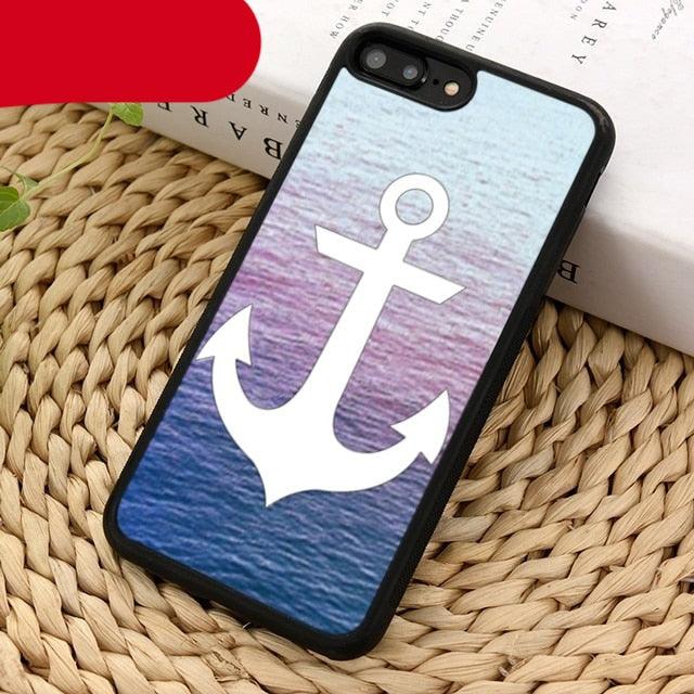 Classical Small Anchors Phone Case for iPhone 14 and More