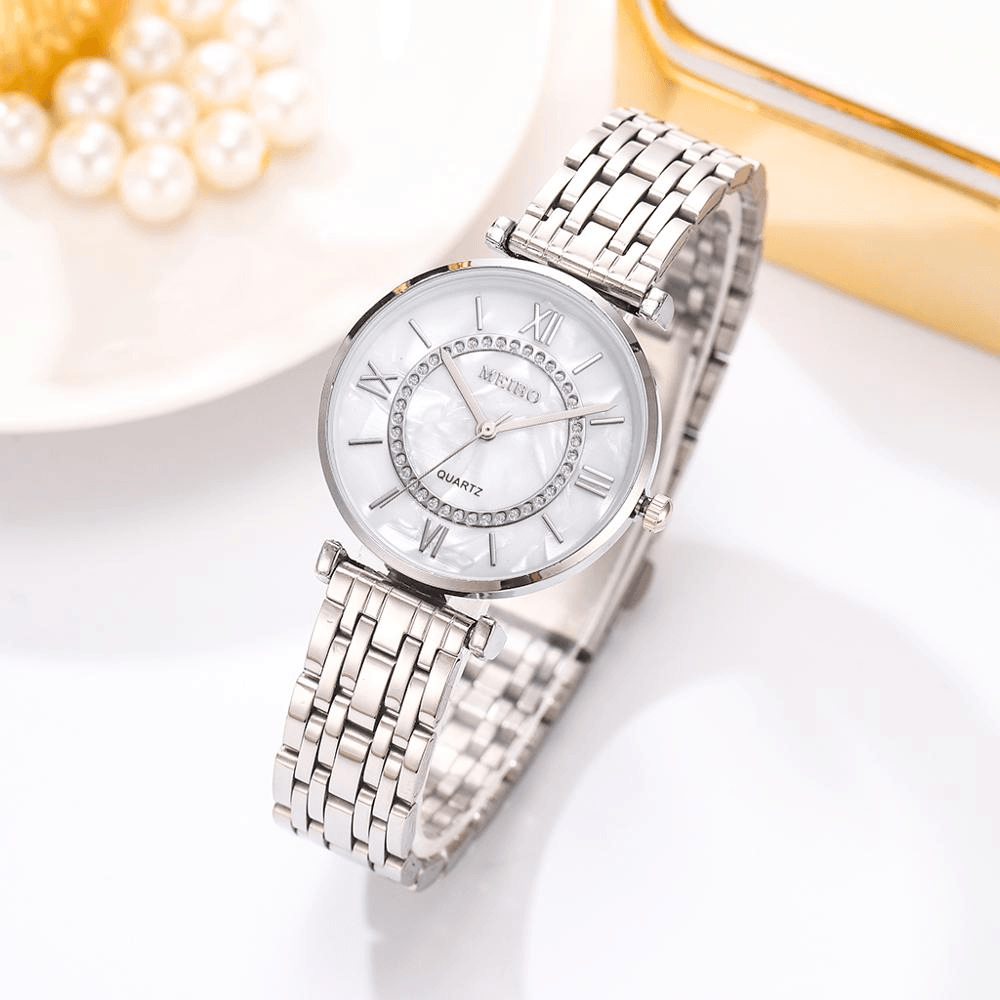 Montre Bracelet en Cristal de Luxe pour Femmes