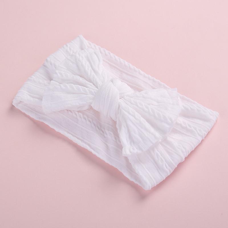 Bandeau pour bébé moderne fait main - Bonnet en coton doux pour filles