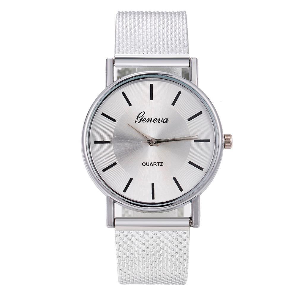 Stylish Women's Casual Silicone Strap Quartz Watch