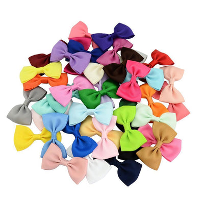 Pinzas para el cabello en mini lazo colorido - Set de 25 para niñas