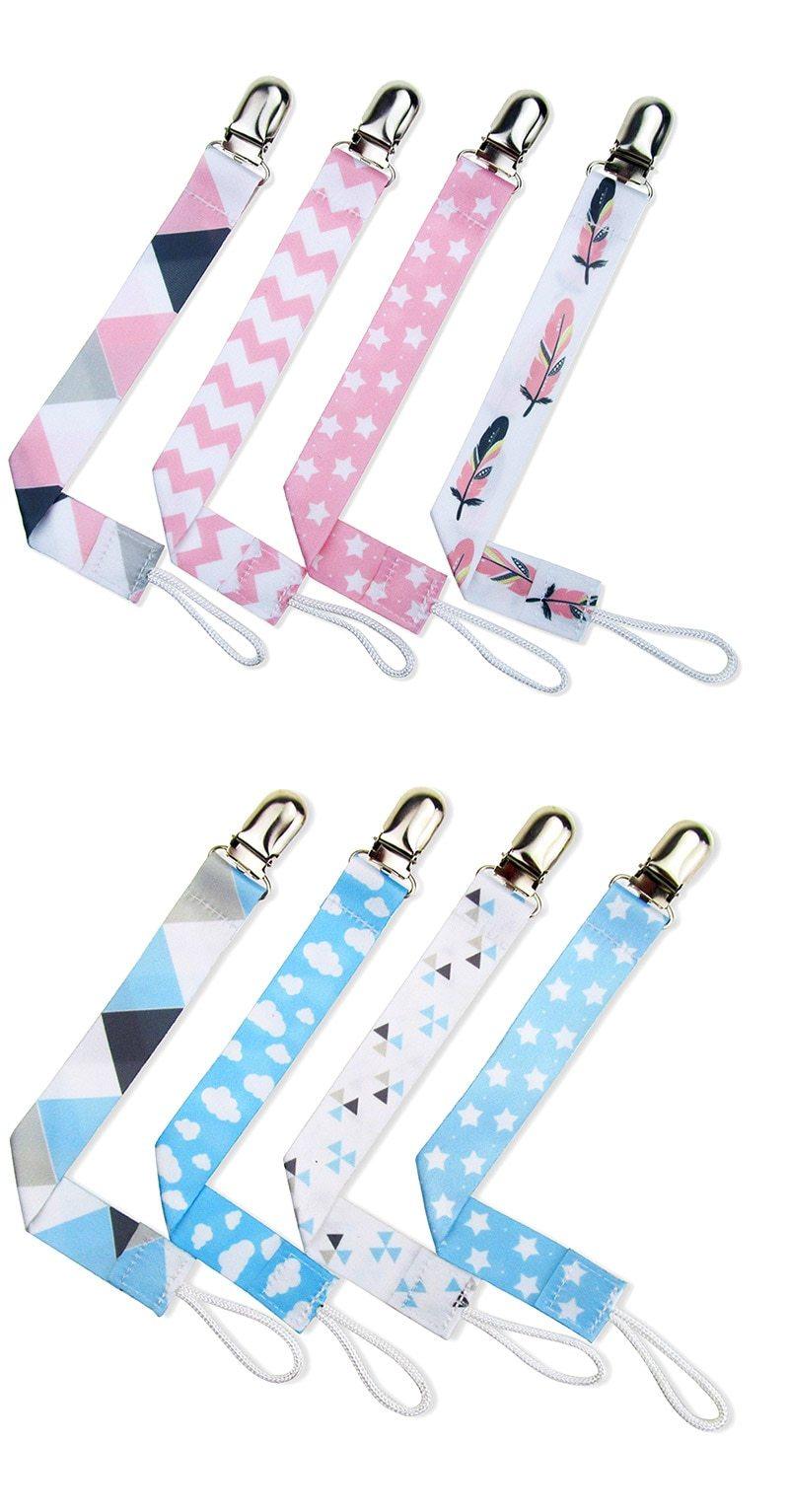 Ensemble de 4 clips de sucette pour nourrissons