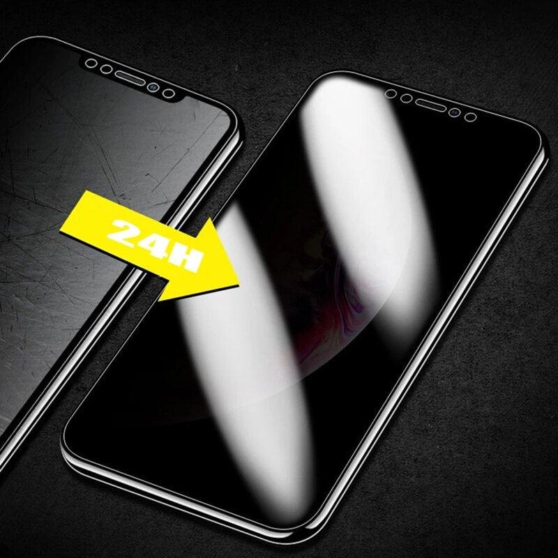Protecteur d'écran de confidentialité 3 pièces pour modèles d'iPhone