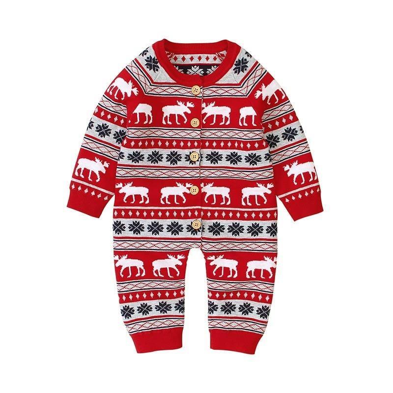 Adorable Baby Christmas Romper Jumpsuit