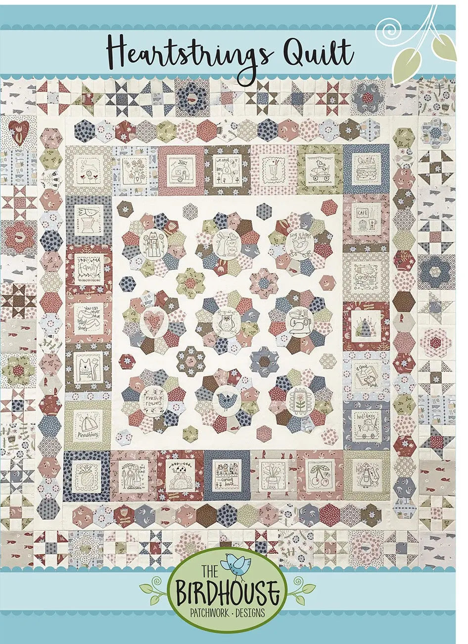 Heartstrings Quilt - Elegant Home Decor Sewing Pattern