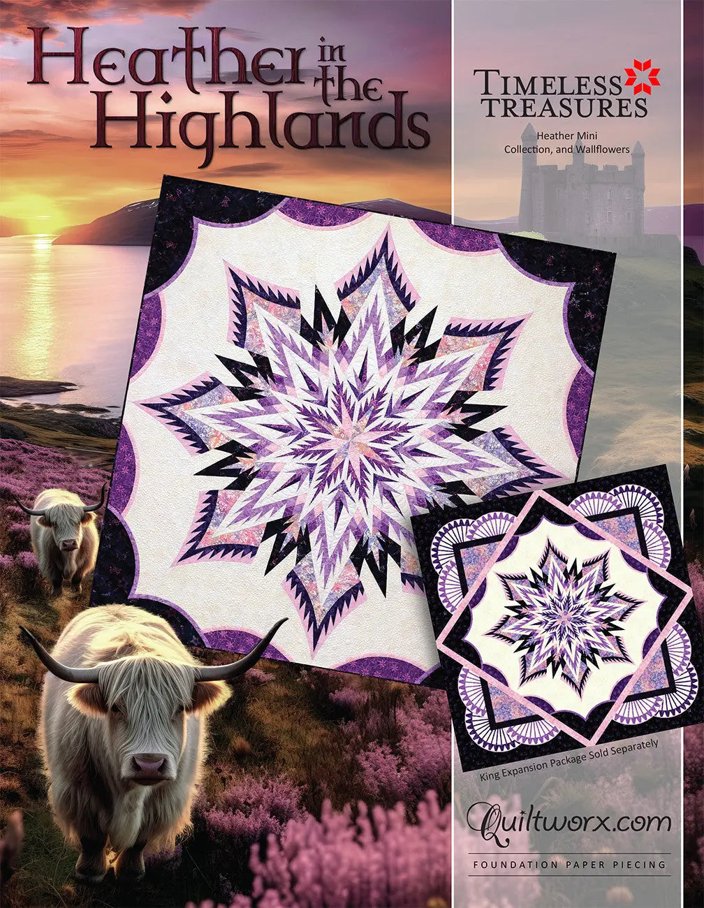 Heather in the Highlands Quilt Pattern