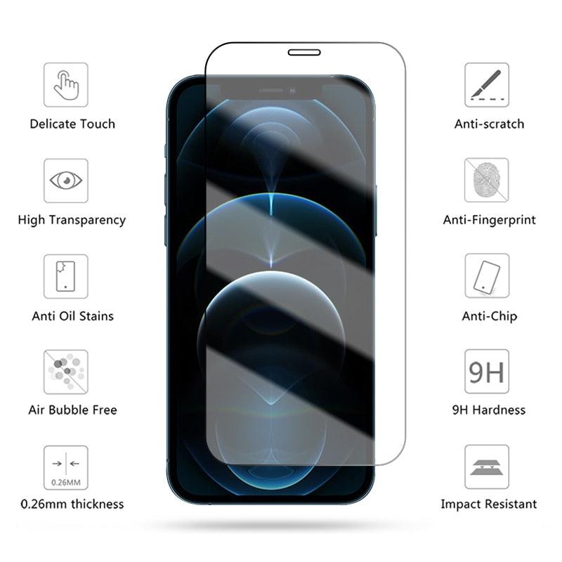 Protecteurs d'écran en verre trempé premium pour iPhone