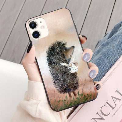 Bright Hedgehog In The Fog Phone Case for iPhone